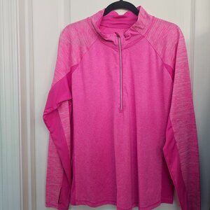 Pretty in pink 1/4 zip